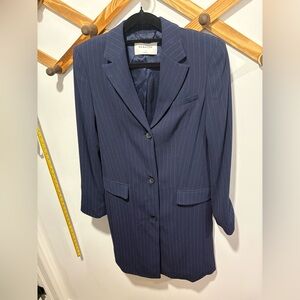 Babaton long pinstripe blazer